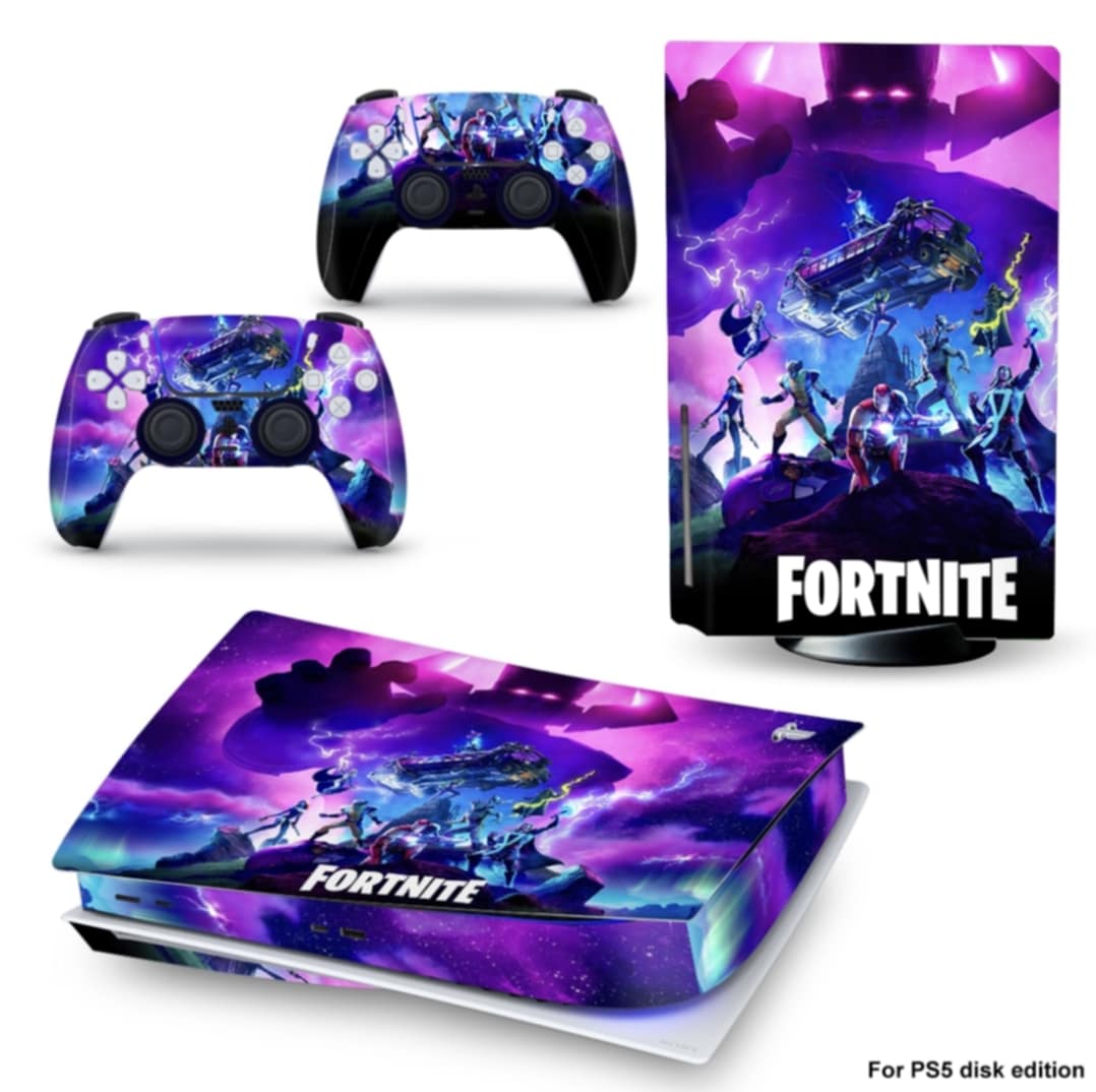 PS5 Disc Edition Console And Controller Skins