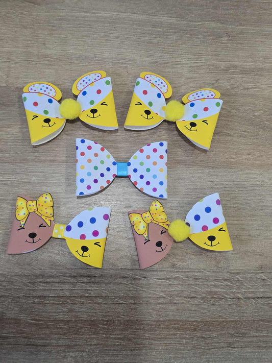 Children in Need Hair Bow