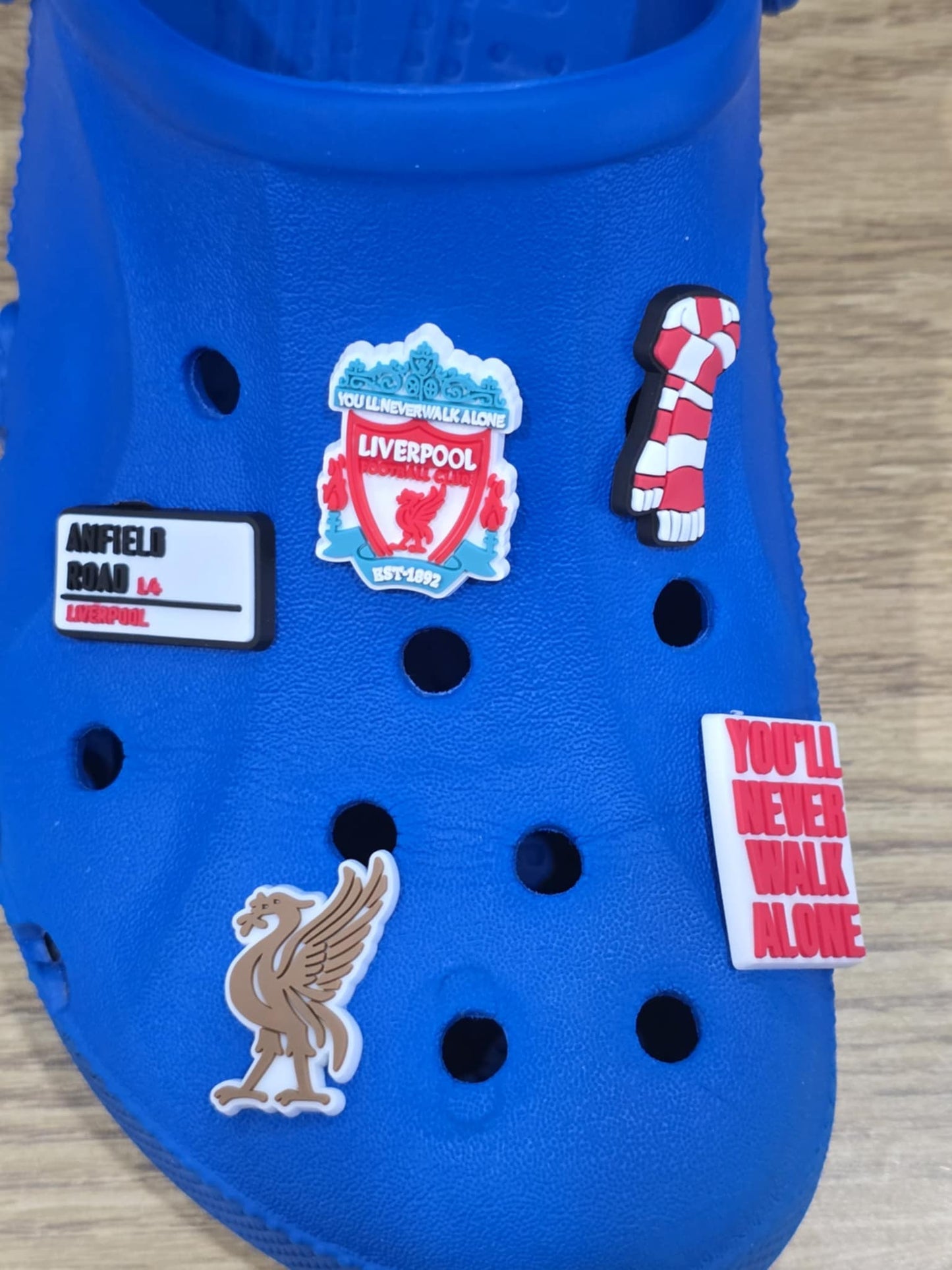 Football Team Bundle Croc Charms, Shoe decorations, Shoe Charms.