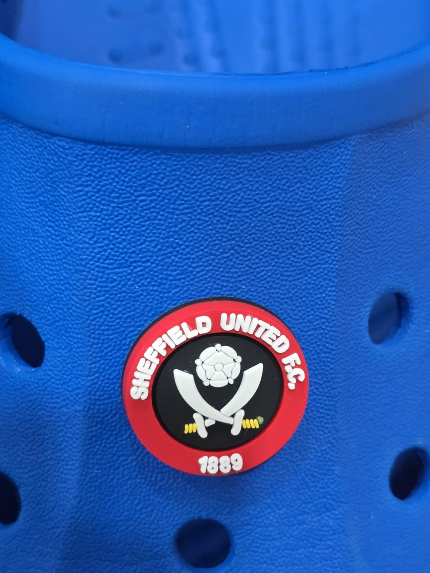 Football Badge Themed Croc Charms.