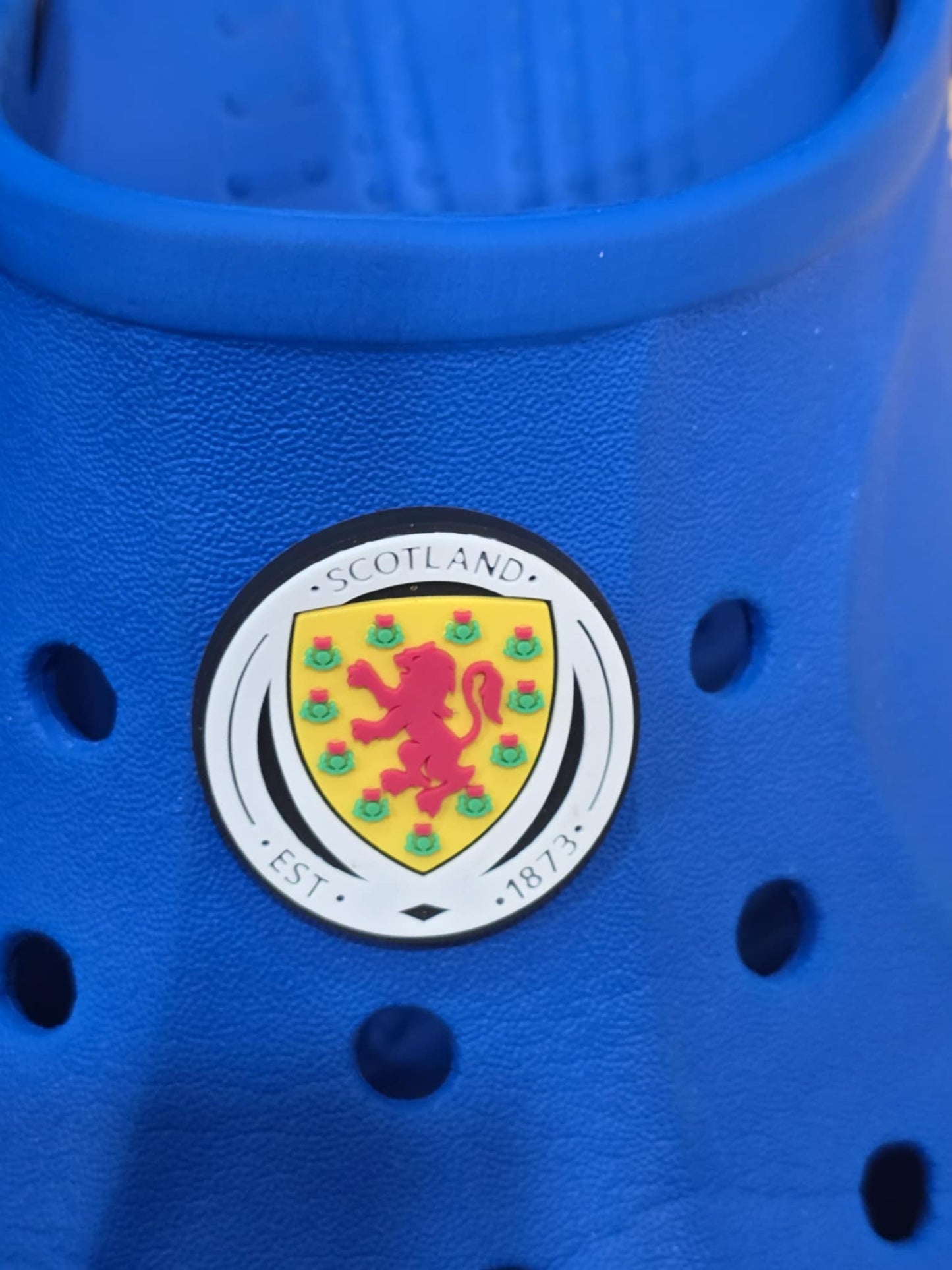 Football Badge Themed Croc Charms.