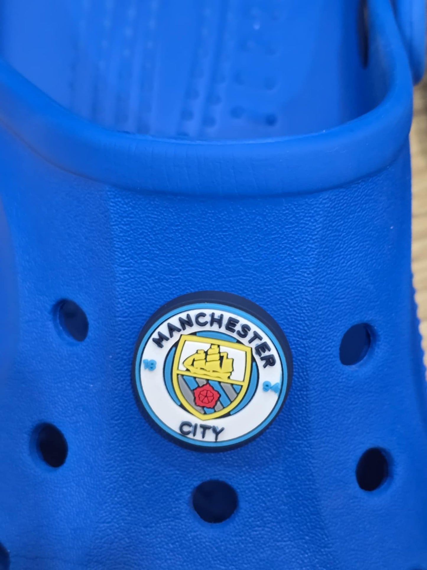 Football Badge Themed Croc Charms.