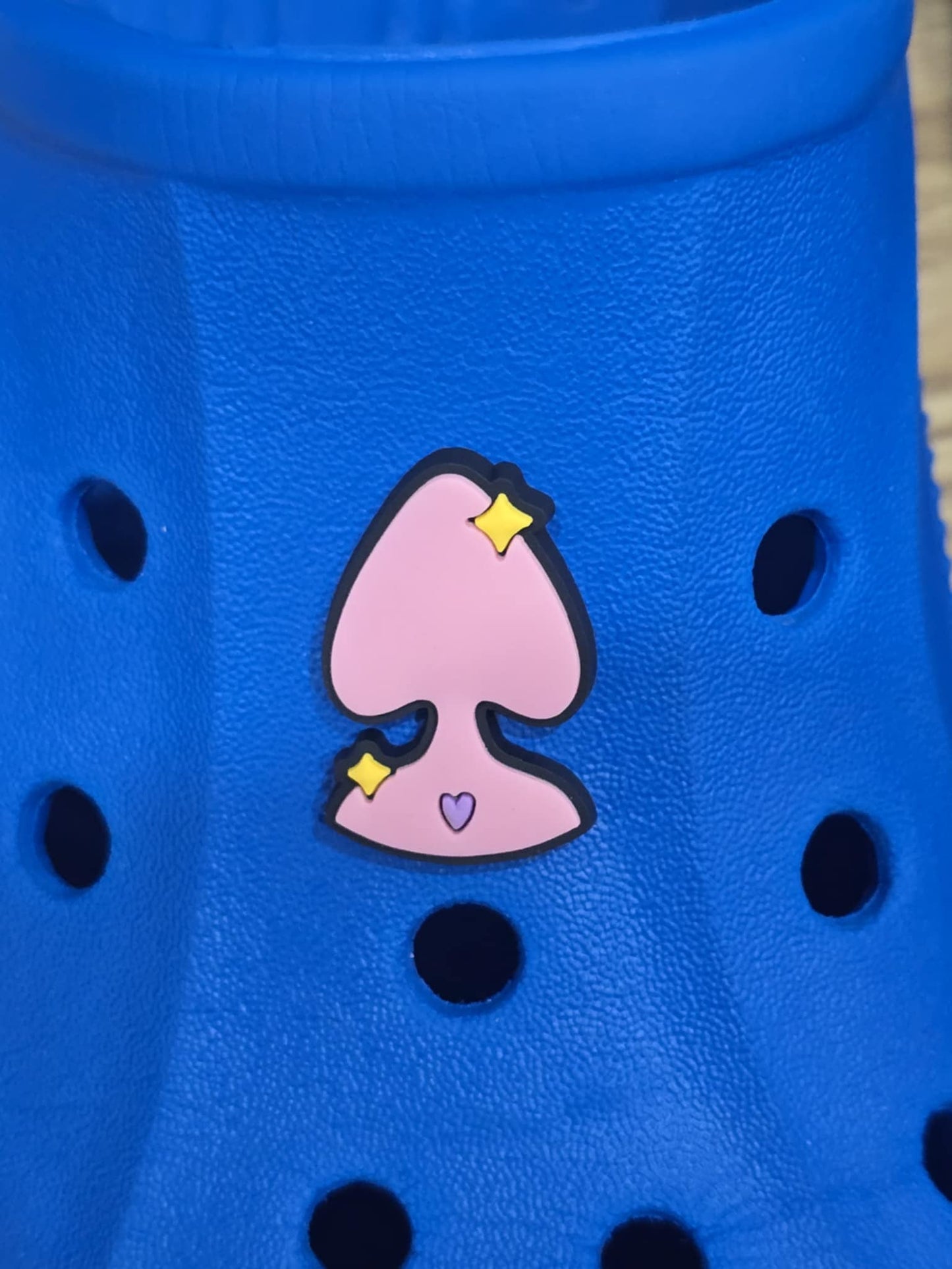 Good Vibes Themed Croc Charm, Shoe Decoration.