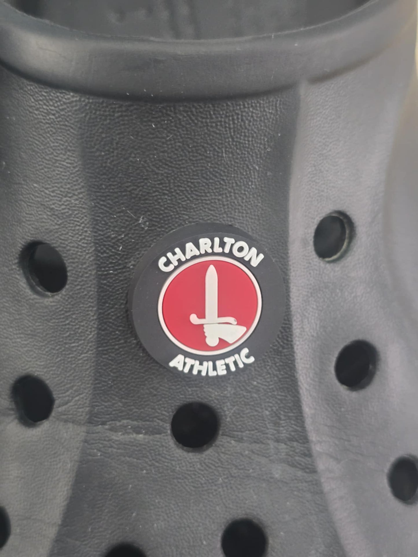 Football Badge Themed Croc Charms.
