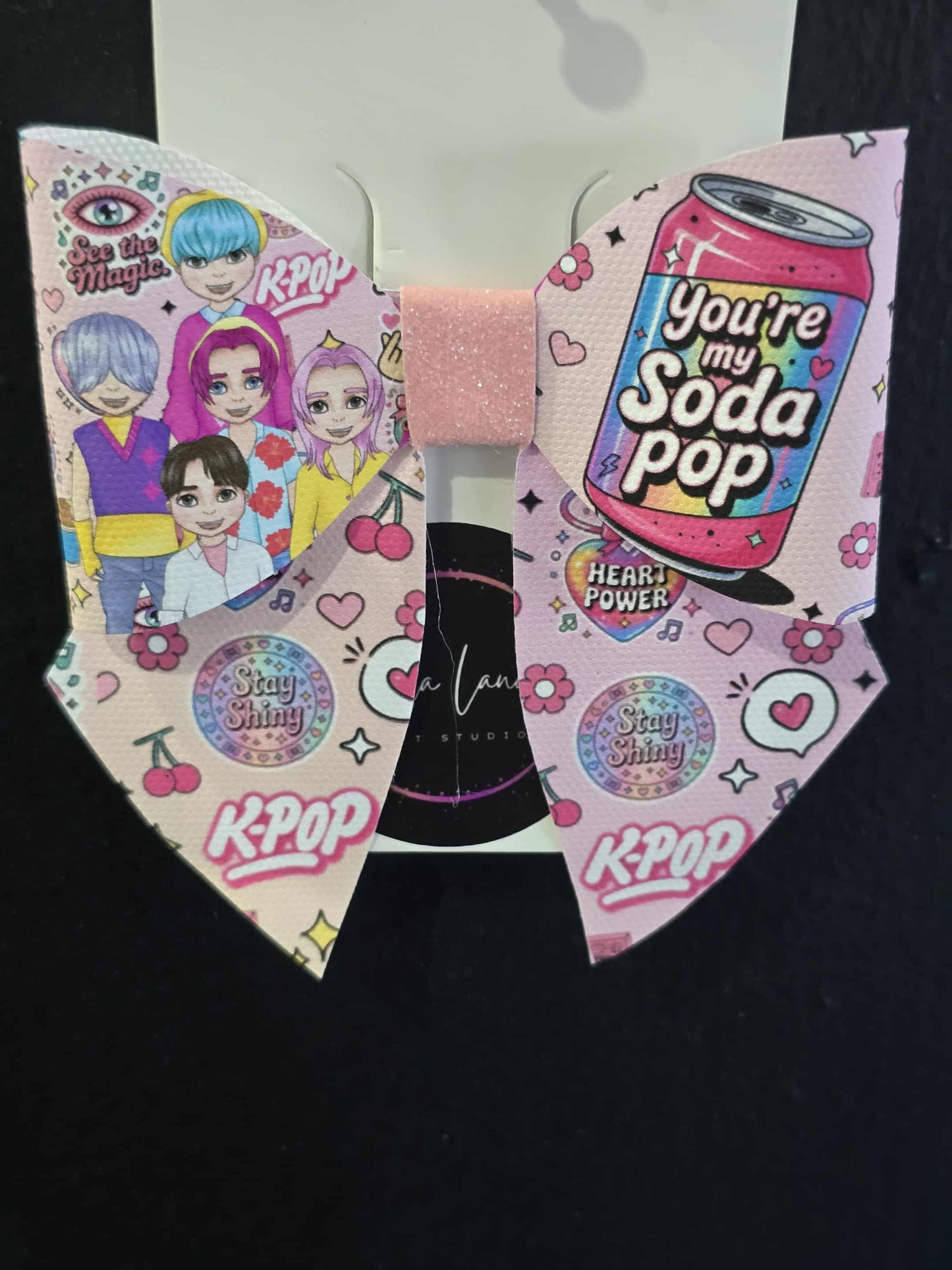 K-Pop Demon Hunter Hair Tail Bow