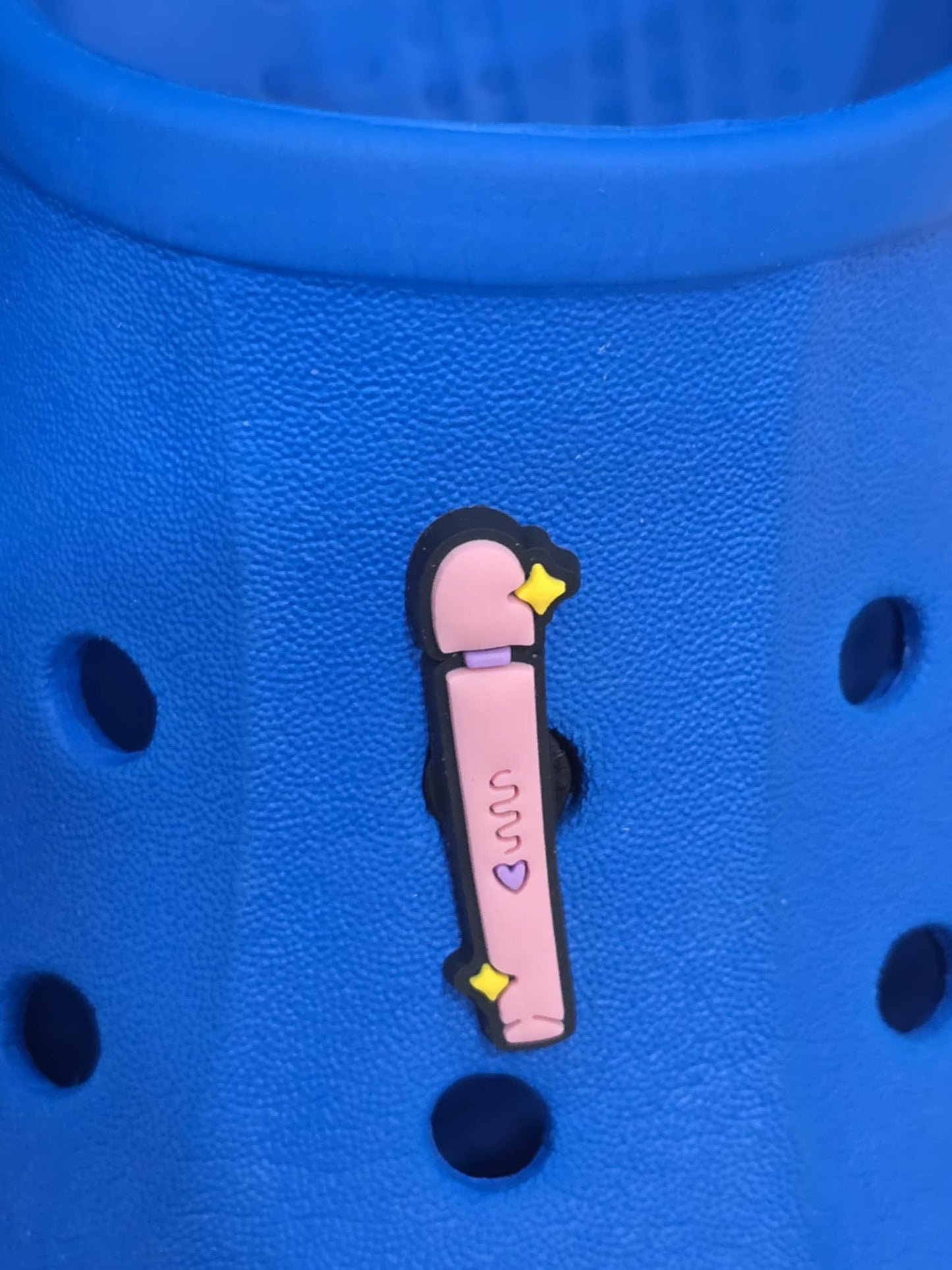 Good Vibes Themed Croc Charm, Shoe Decoration.