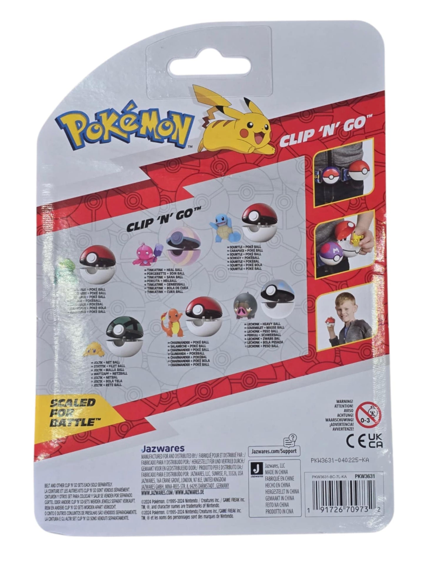 Clip N Go Pokeball. Pokemon.