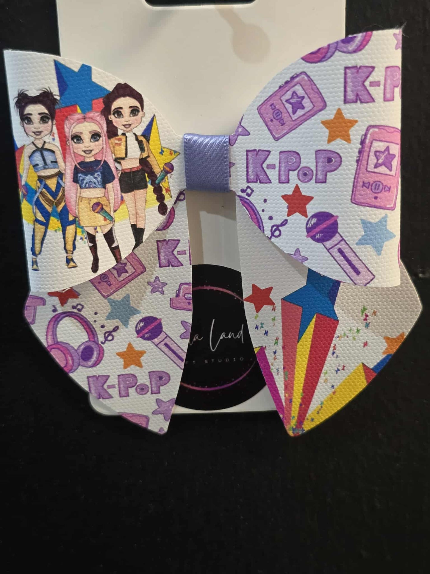 K-Pop Demon Hunter Hair Tail Bow