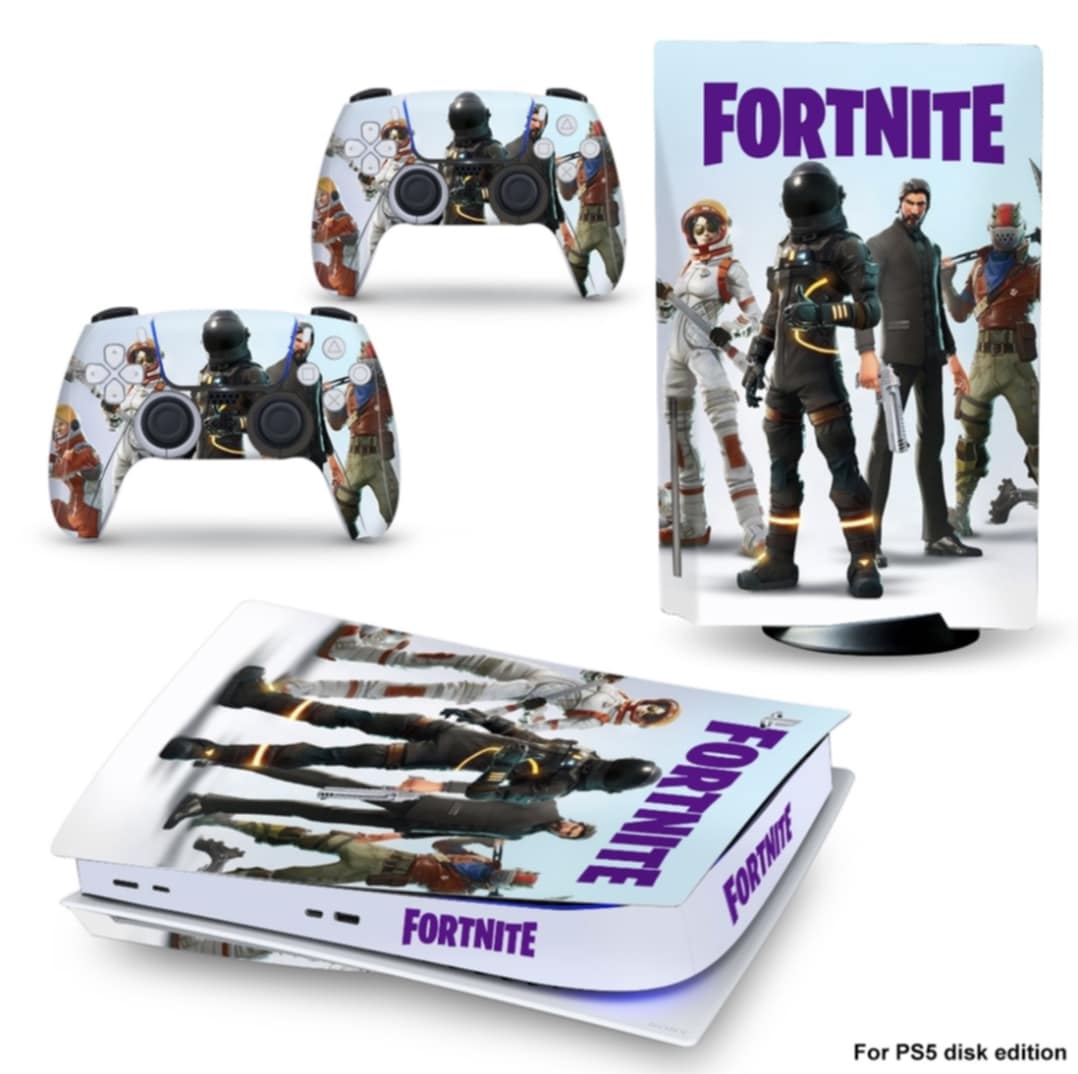 PS5 Disc Edition Console And Controller Skins