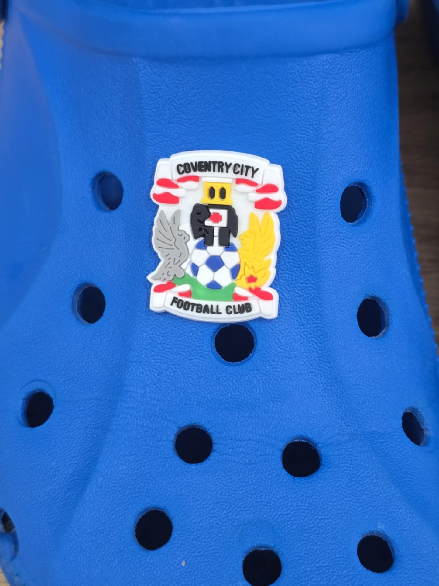 Football Badge Themed Croc Charms.
