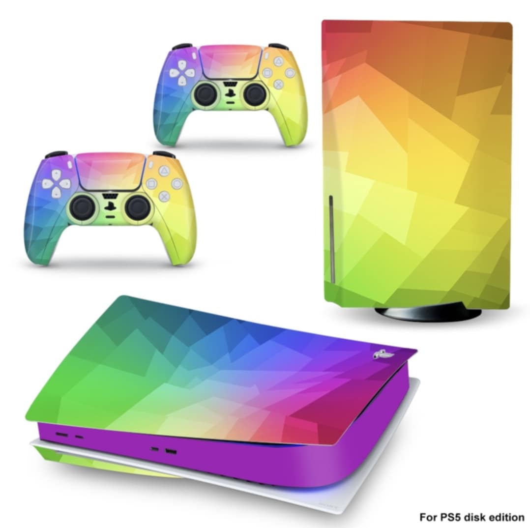 PS5 Disc Edition Console And Controller Skins