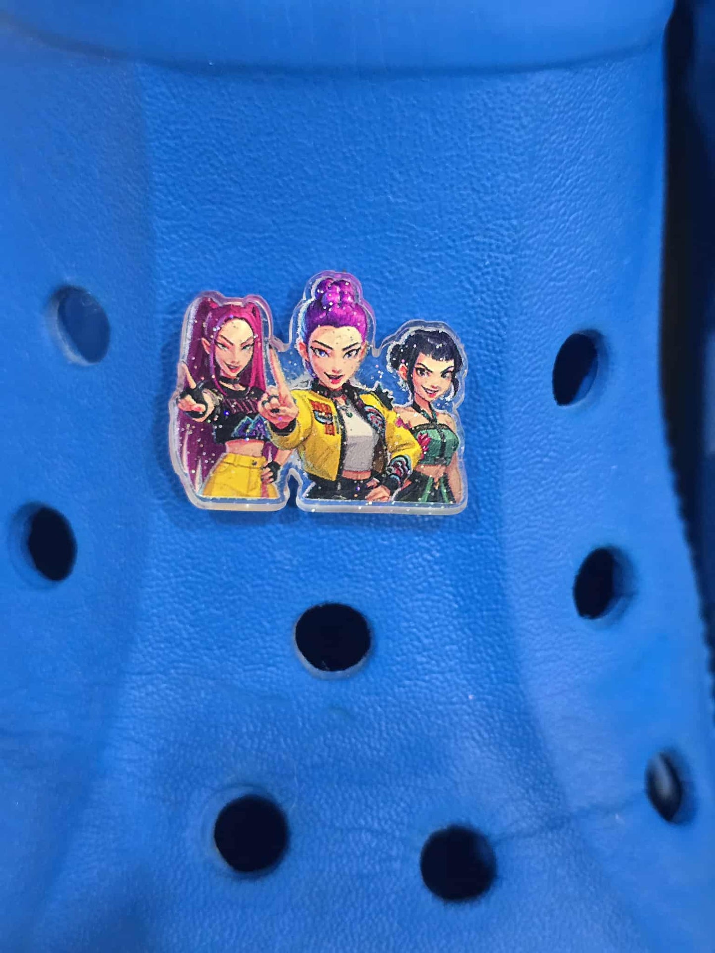 K-Pop Demon Hunters Acrylic and PVC Croc Charms
