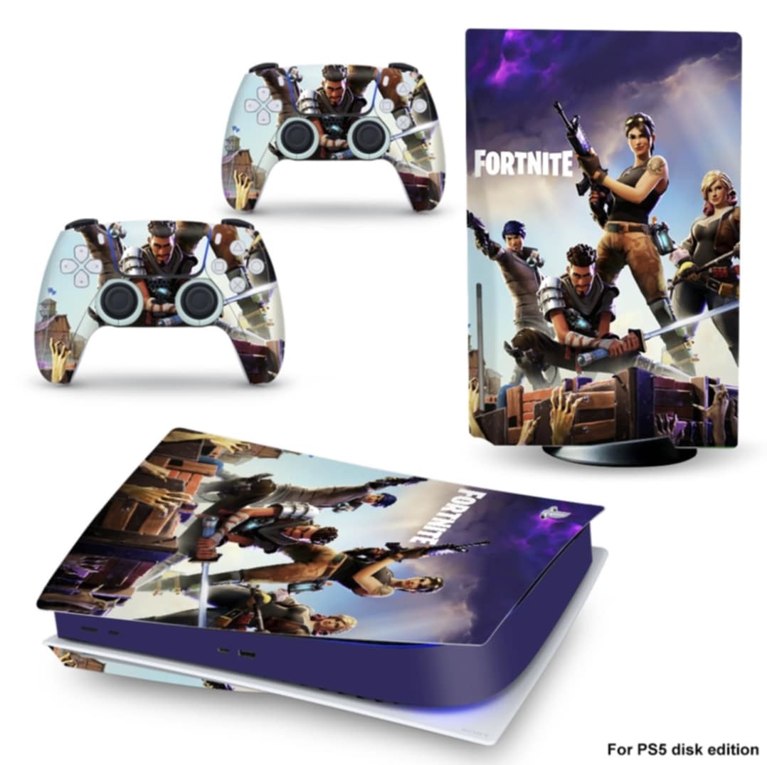 PS5 Disc Edition Console And Controller Skins
