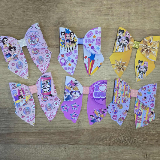 K-Pop Demon Hunter Hair Tail Bow