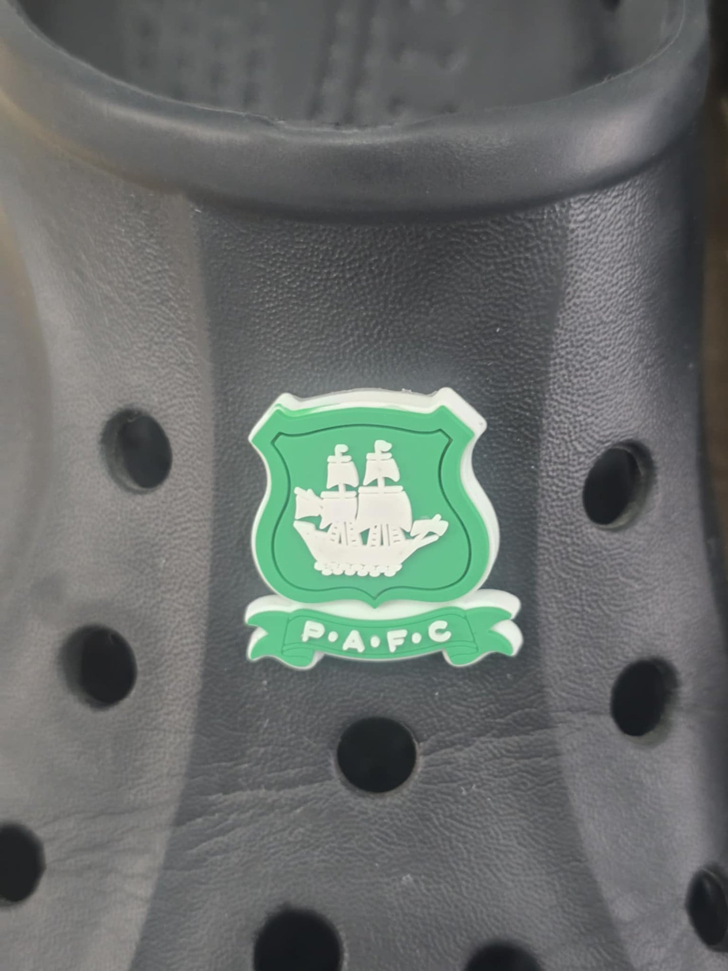 Football Badge Themed Croc Charms.