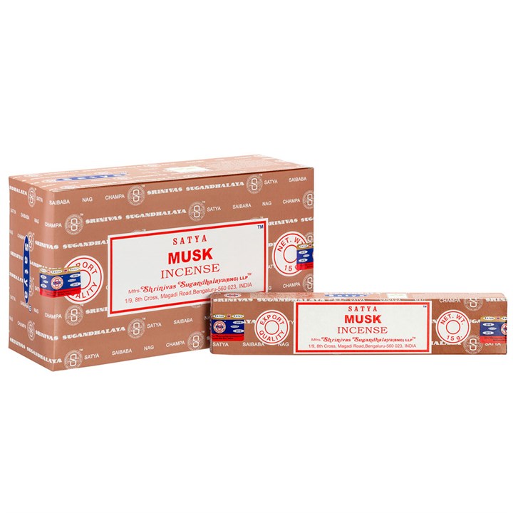 1 Pack of Musk Incense Sticks by Satya