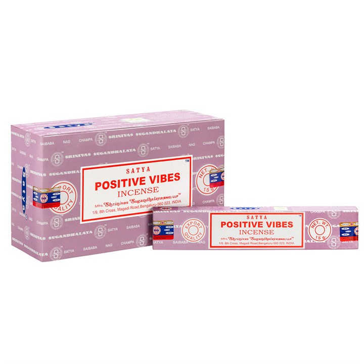 1 Pack of Positive Vibes Incense Sticks by Satya