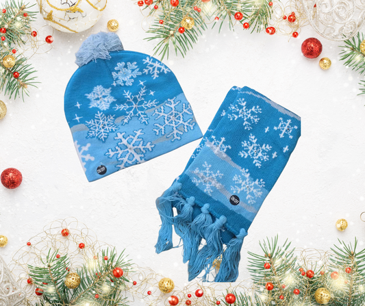 Festive Hat and Scarf Set