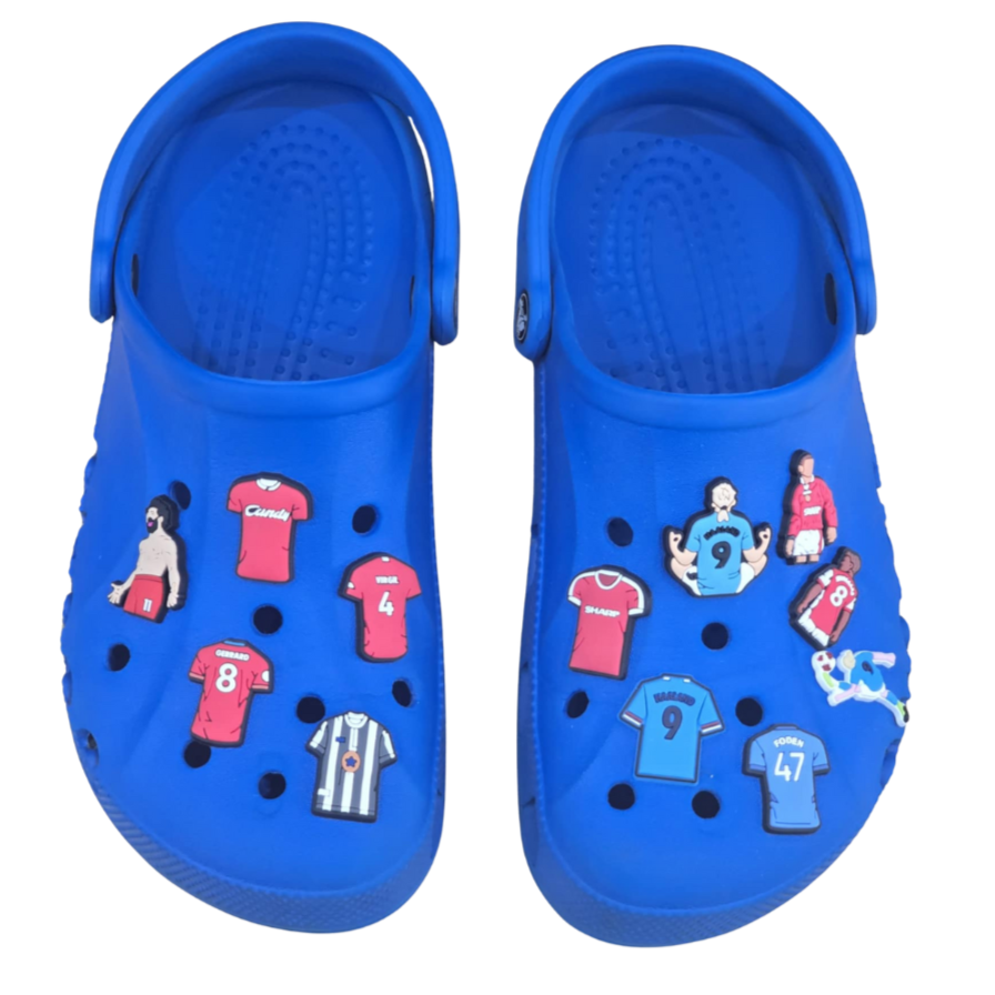 Football Themed Croc Charms