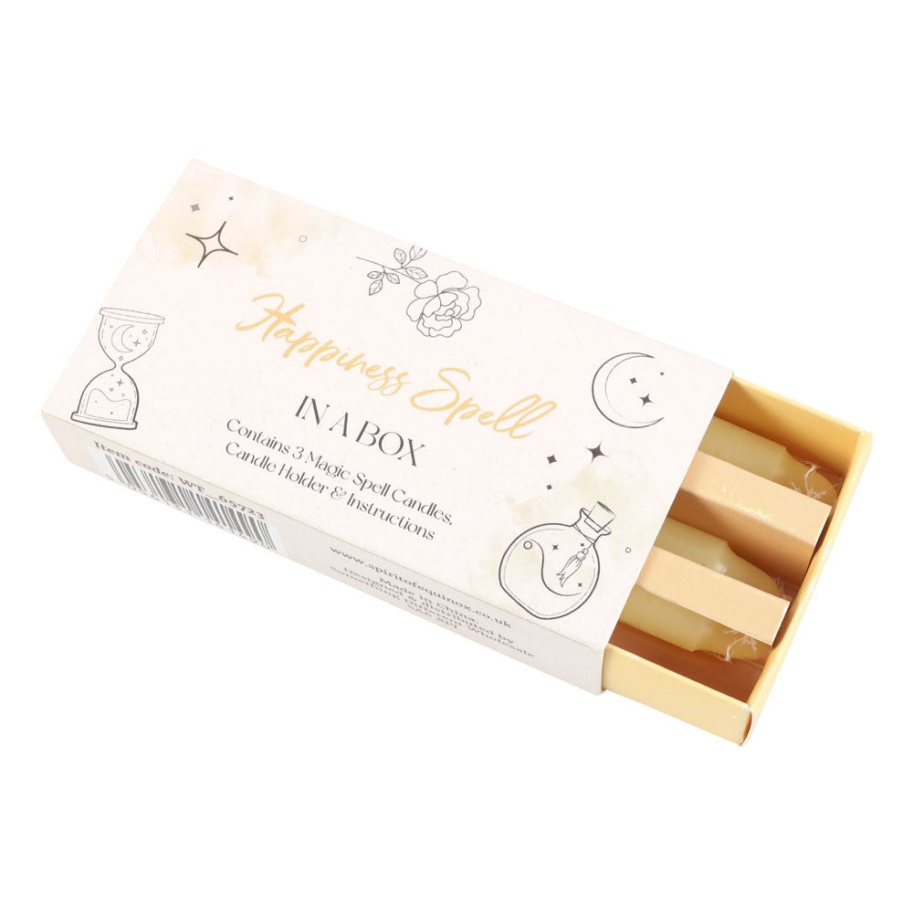 Magic Happiness Spell Candles in a Box