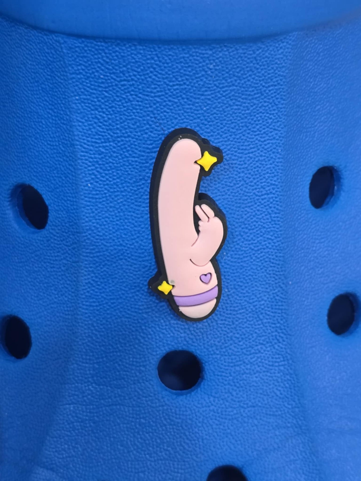 Good Vibes Themed Croc Charm, Shoe Decoration.