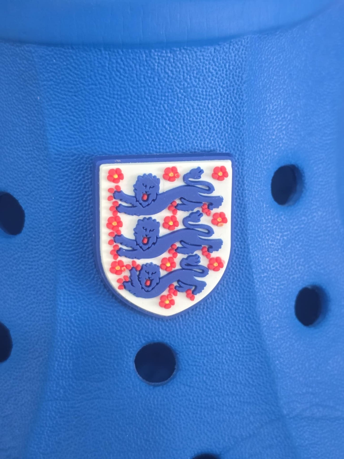 England's Lioness Croc Charms, Shoe decorations, Shoe Charms