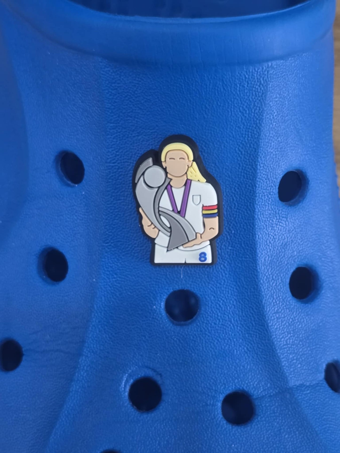 England's Lioness Croc Charms, Shoe decorations, Shoe Charms