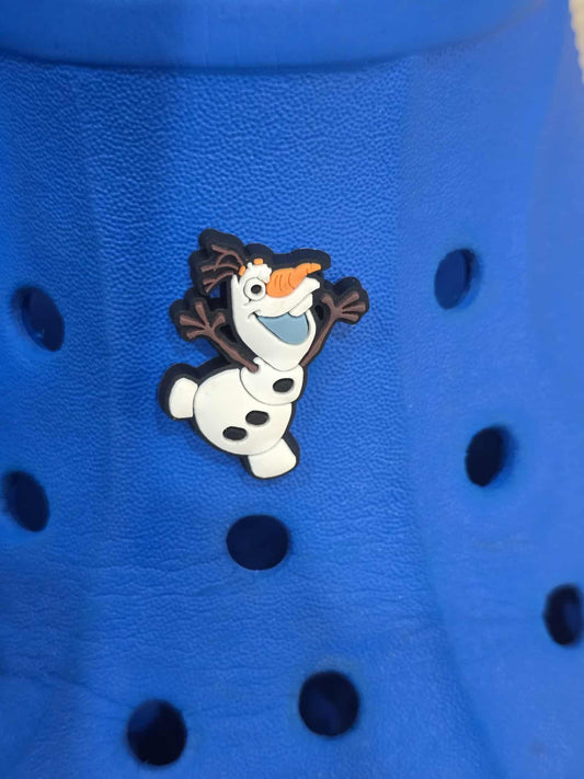 Frozen themed croc charms