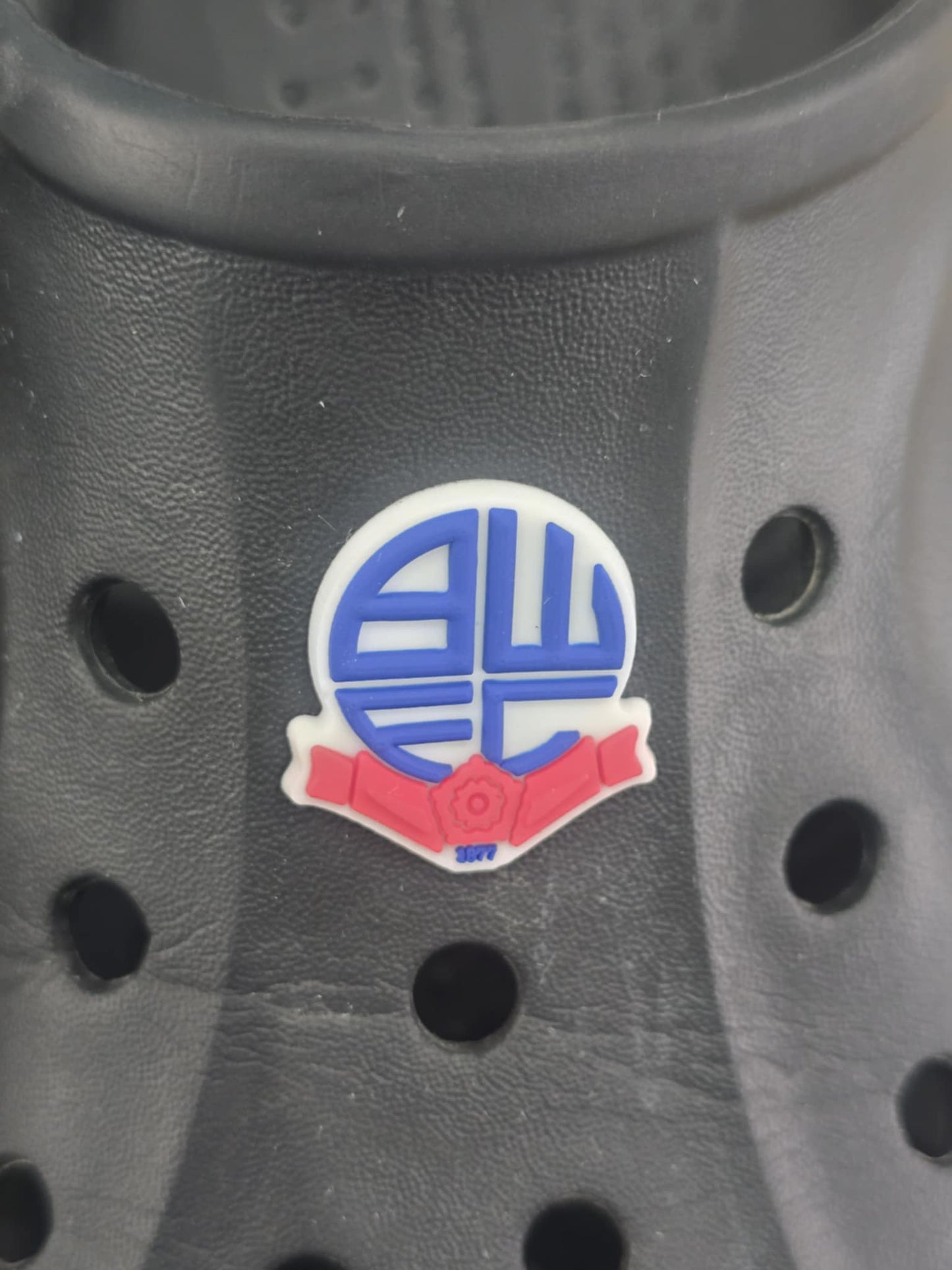 Football Badge Themed Croc Charms.