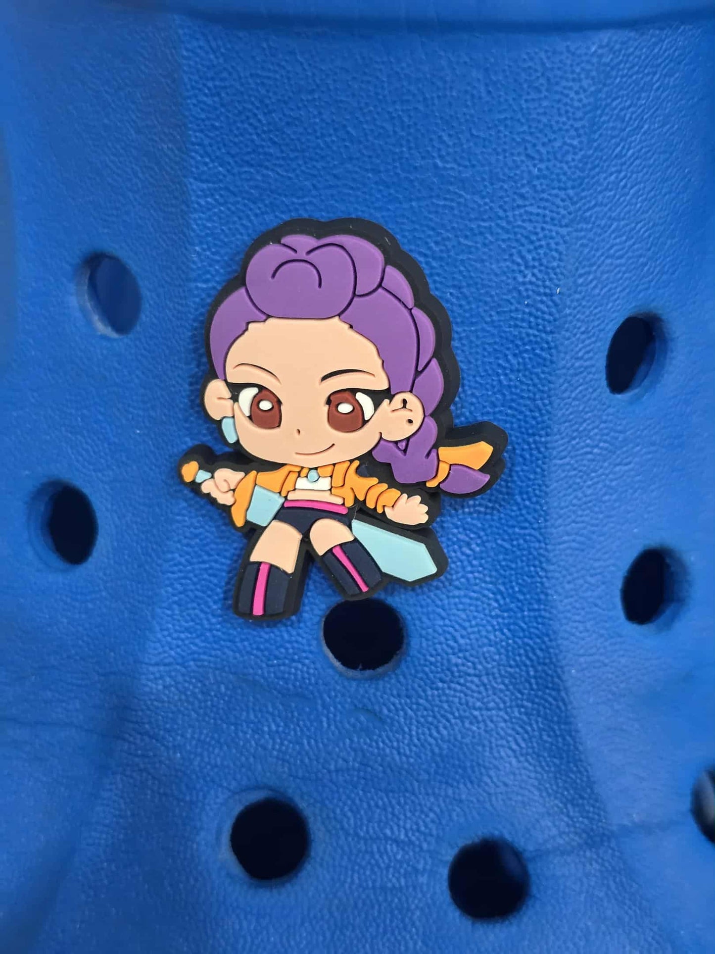 K-Pop Demon Hunters Acrylic and PVC Croc Charms