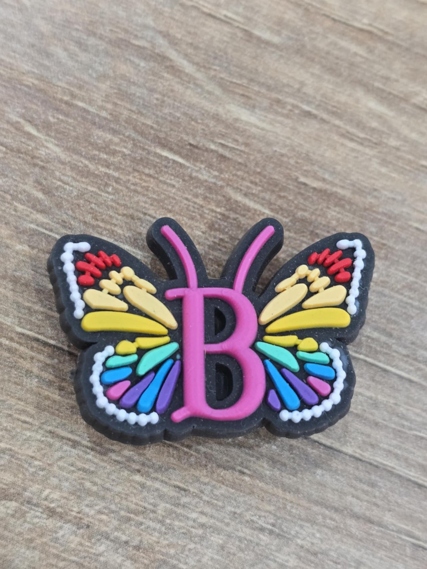 Butterfly Initials Charms