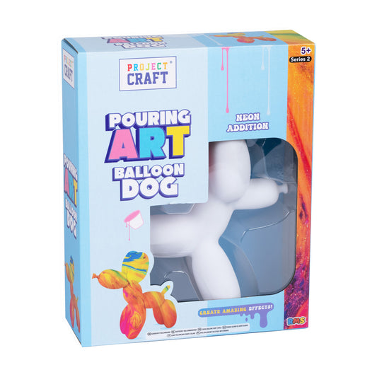 Marble Pouring Art - Balloon Dog