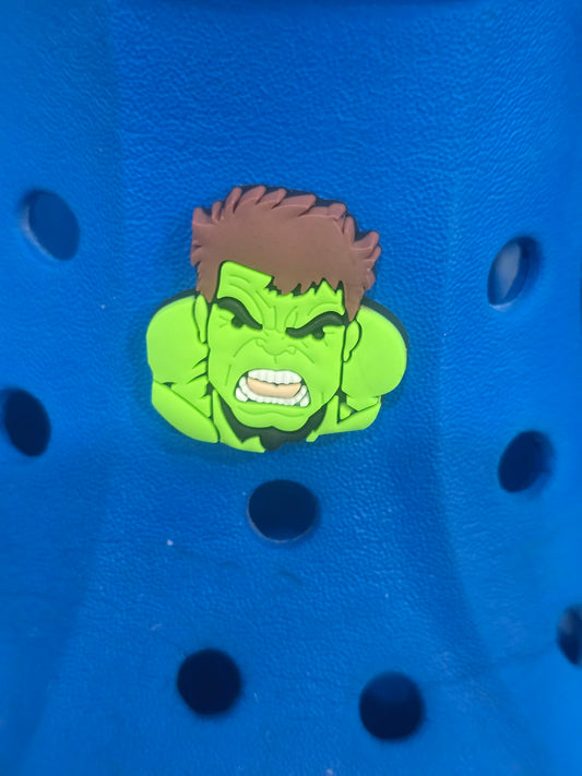Hulk Themed Croc Charms