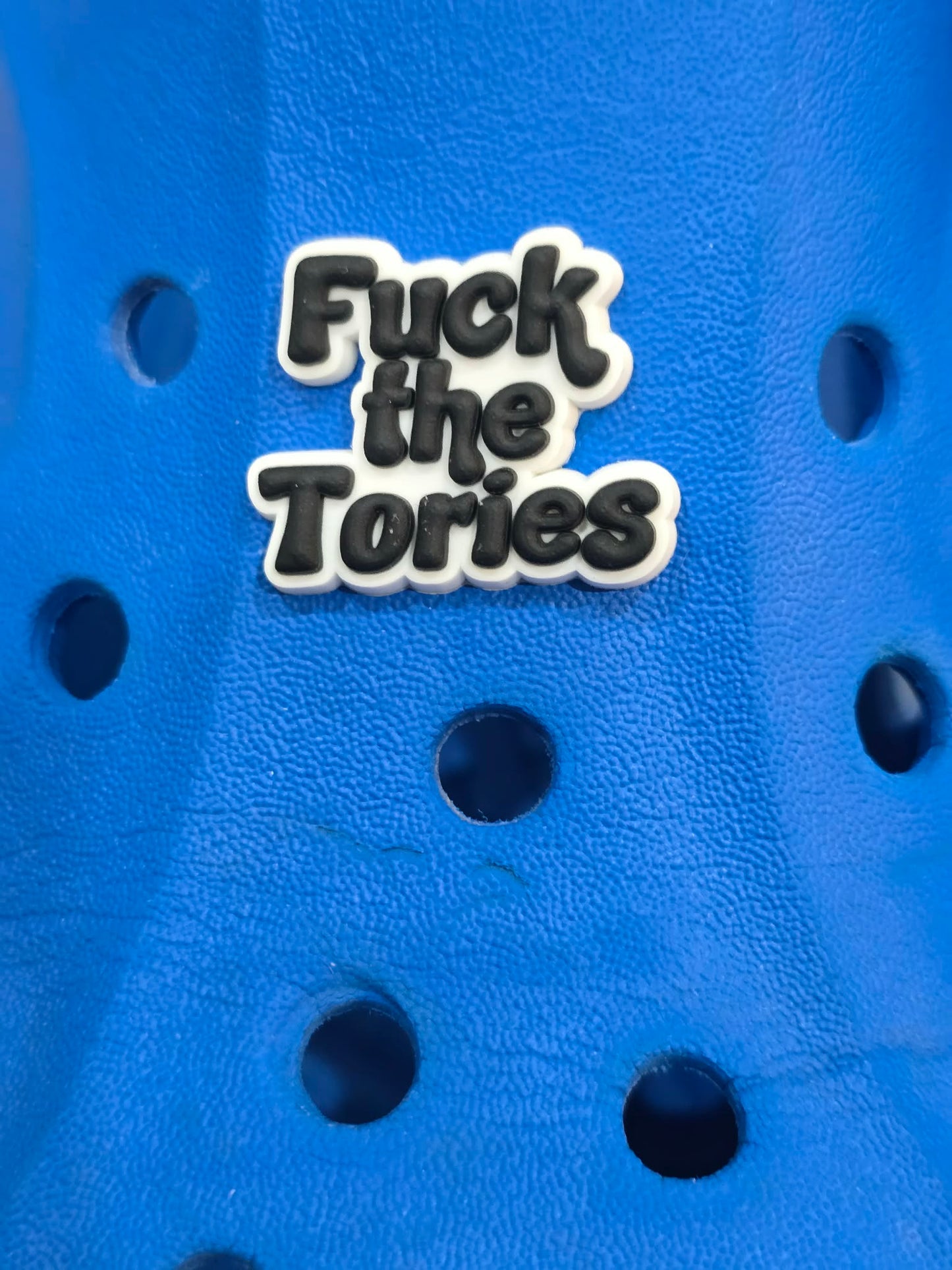 Slogan Croc Charms