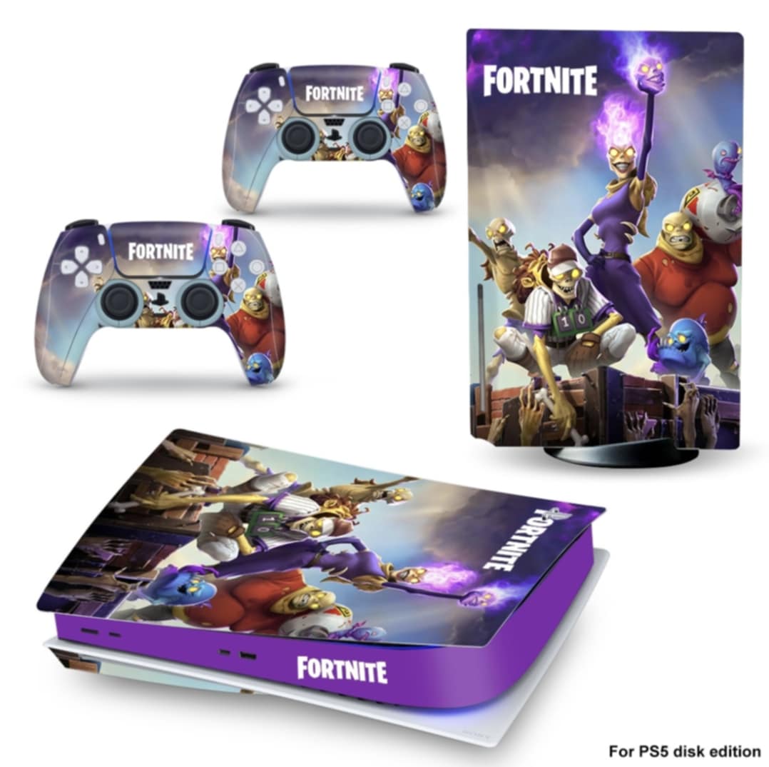 PS5 Disc Edition Console And Controller Skins
