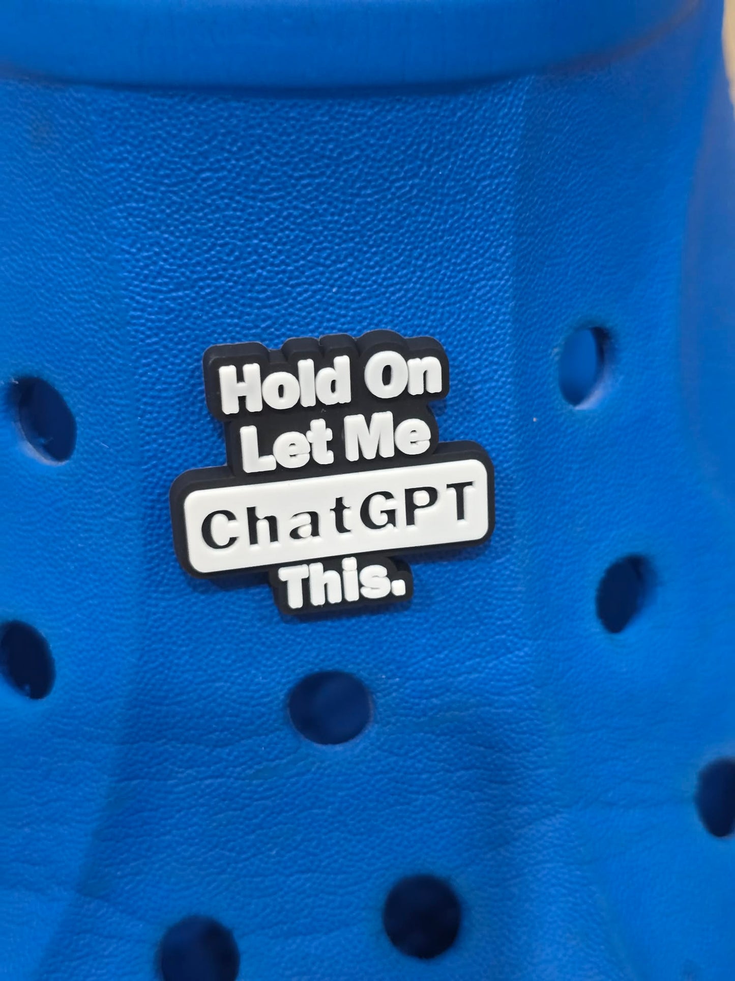 Slogan Croc Charms