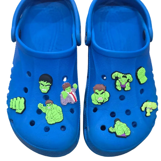 Hulk Themed Croc Charms