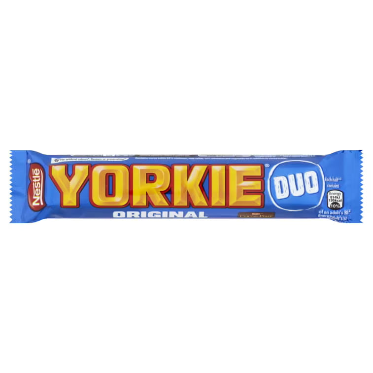 Yorkie Milk Chocolate Duo Bar