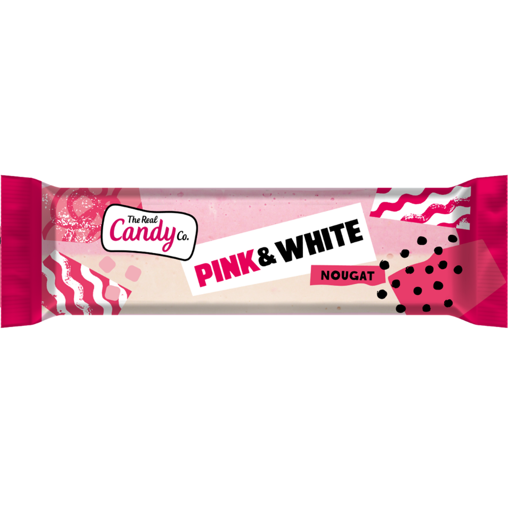 The Real Candy Co. Pink & White Nougat Bars
