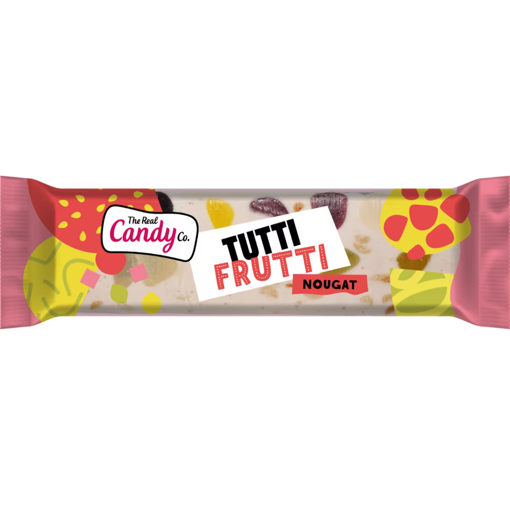 The Real Candy Co. Tutti Frutti Nougat Bar 130g