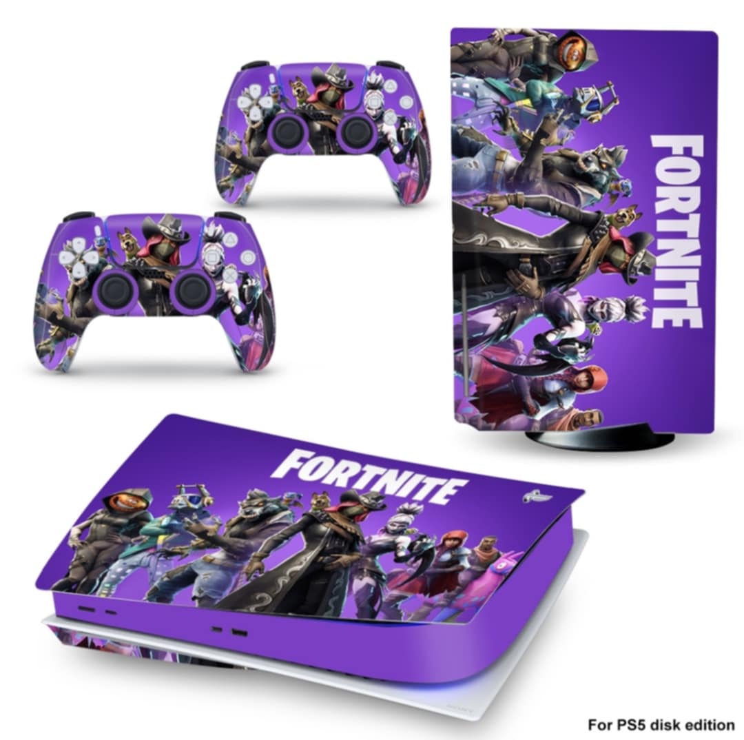 PS5 Disc Edition Console And Controller Skins