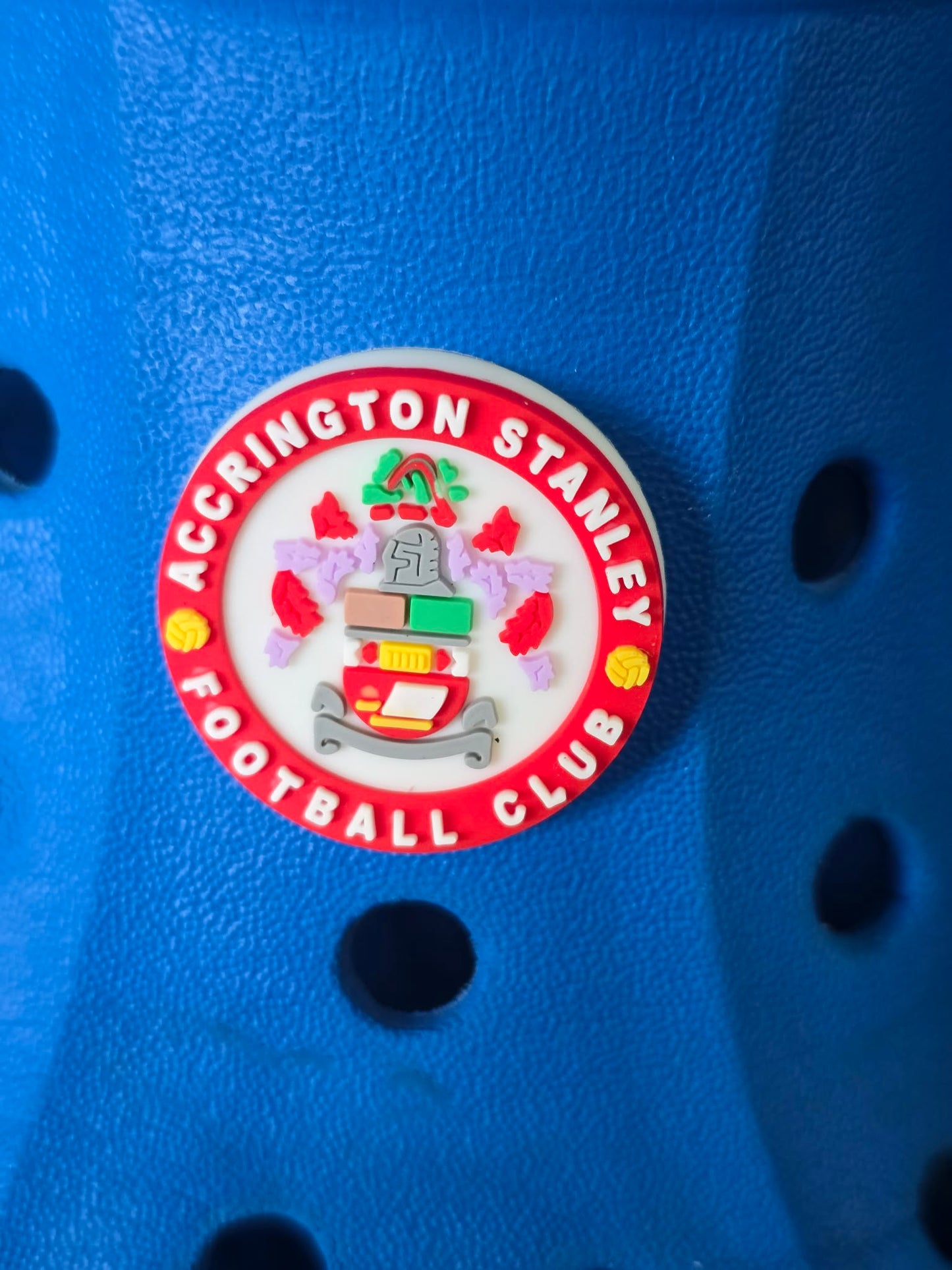Football Badge Themed Croc Charms.