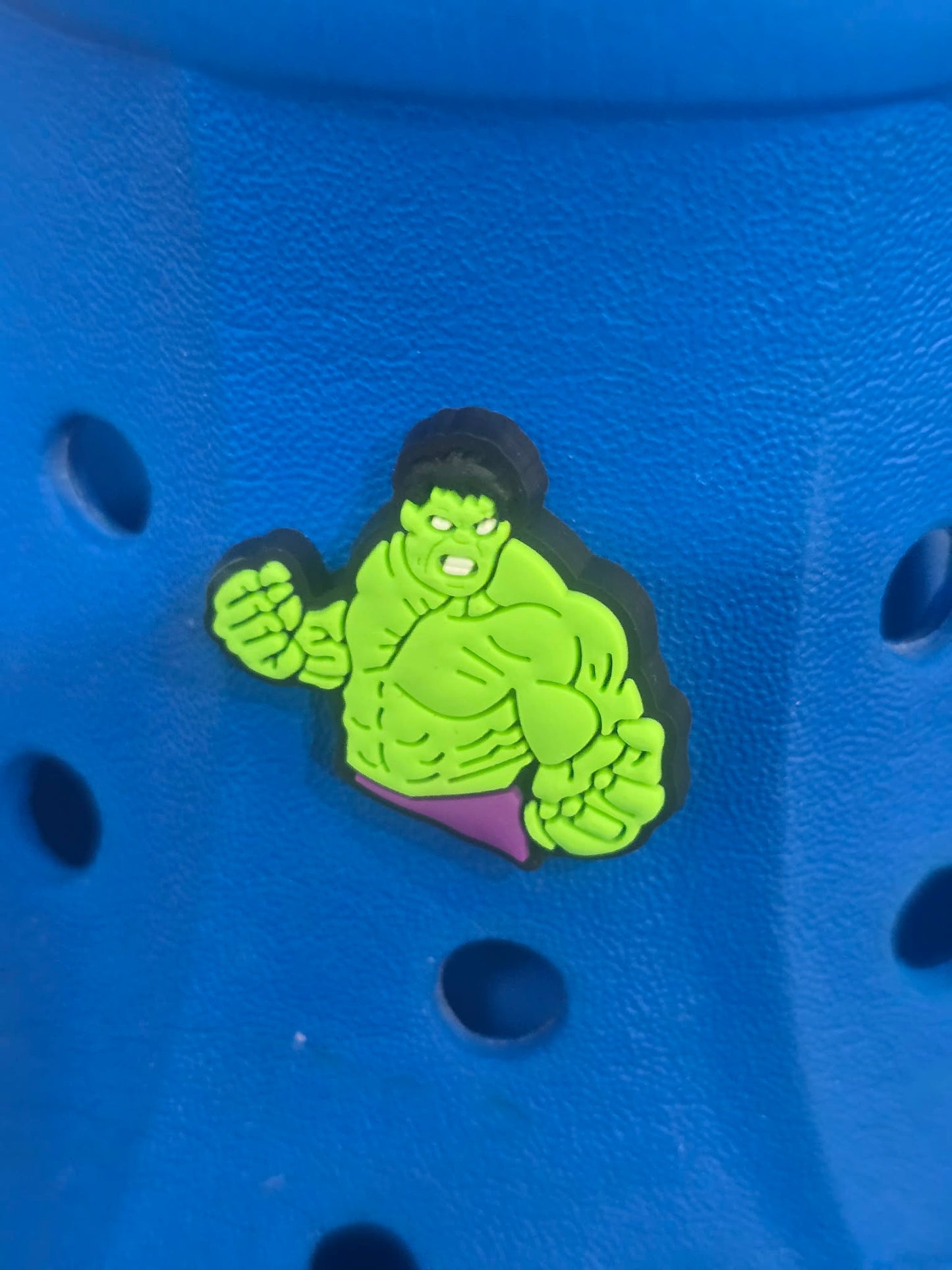 Hulk Themed Croc Charms