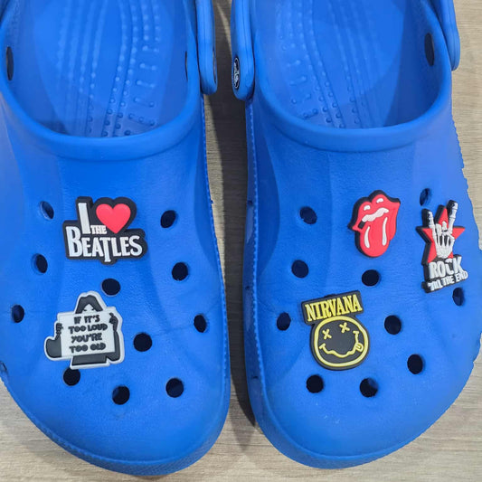 Rock Themed Croc Charms