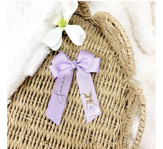 Personalised Hair Bow.