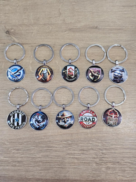 Football Team Keyrings.