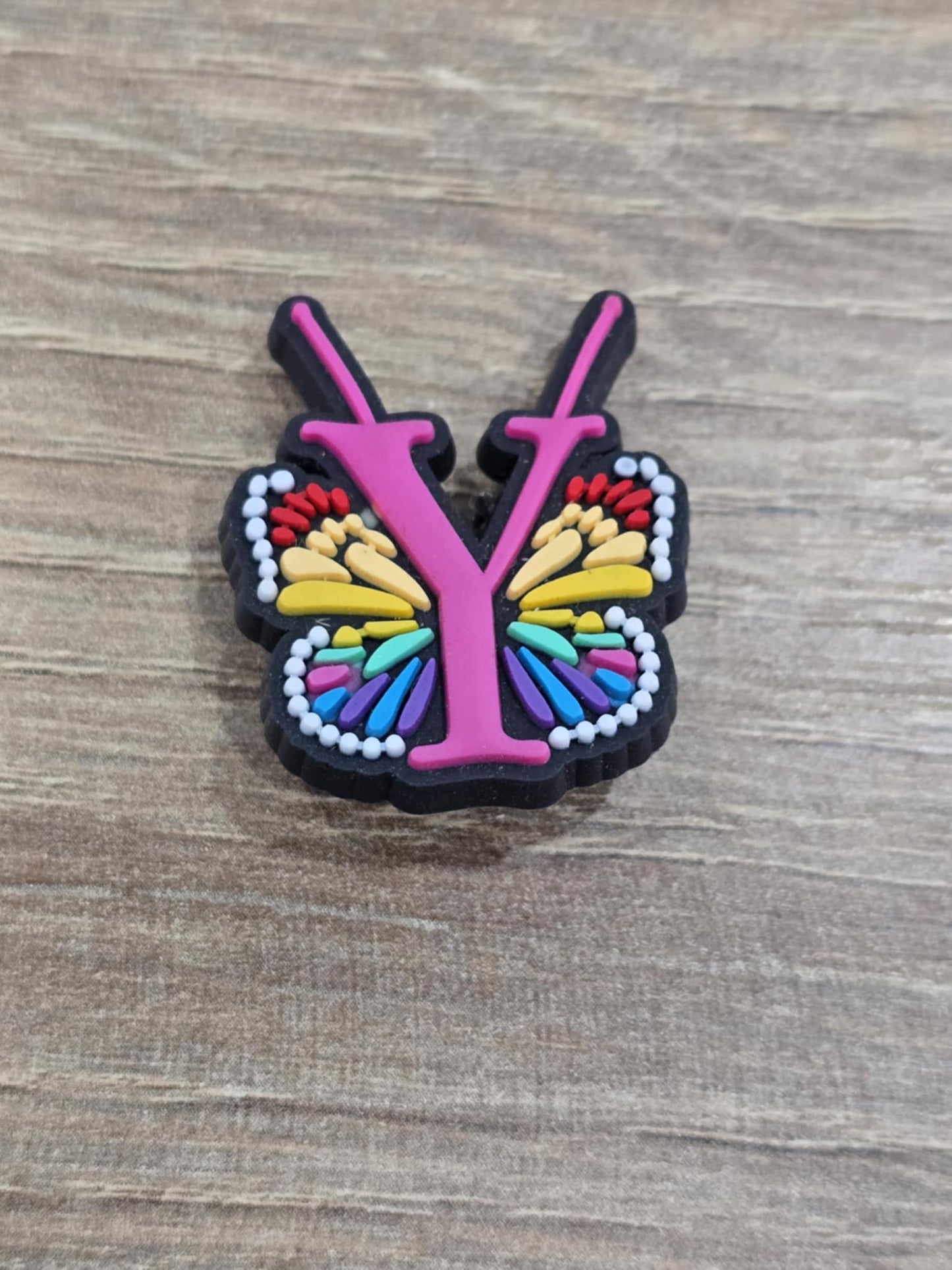 Butterfly Initials Charms