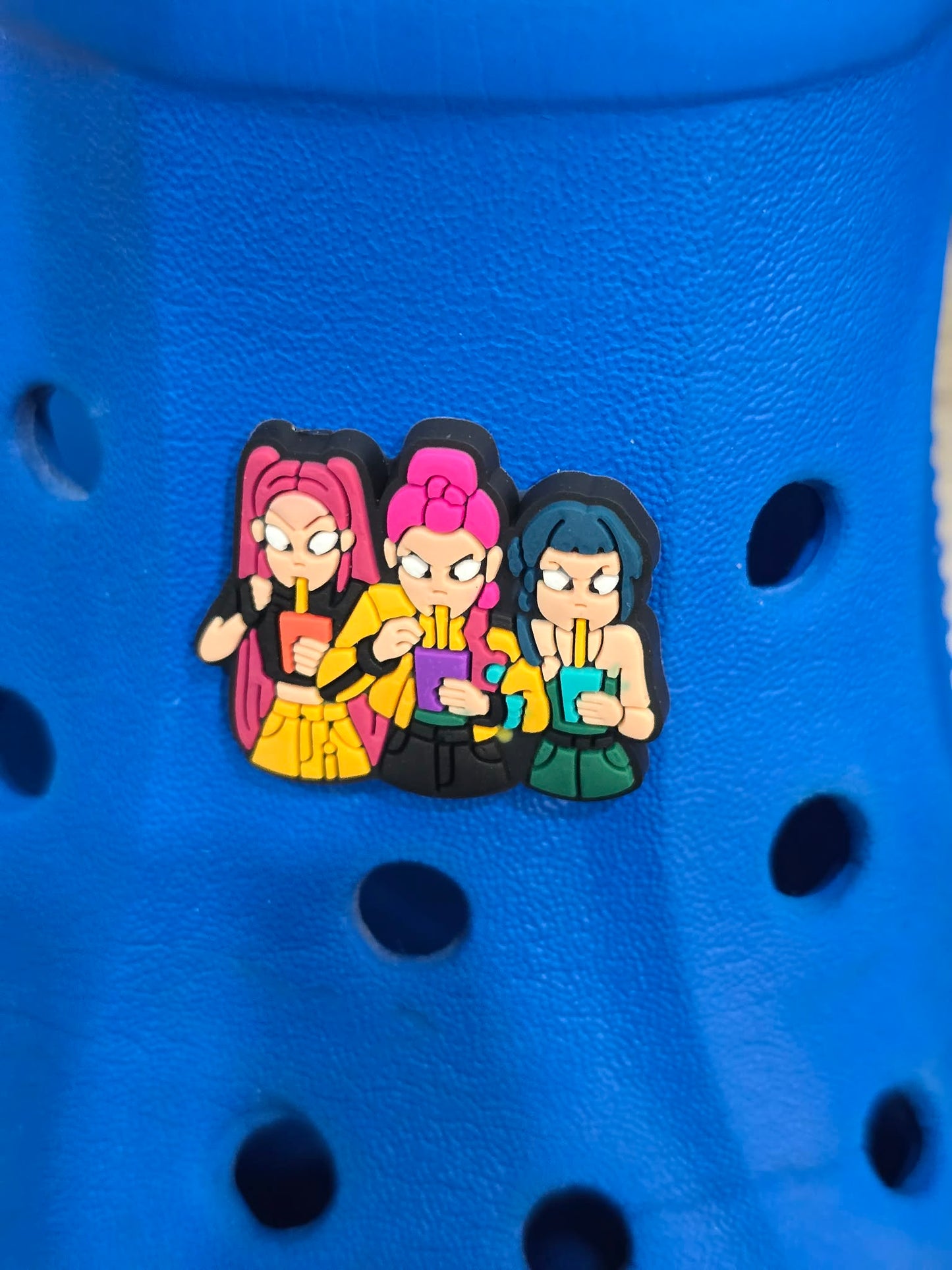 K-Pop Demon Hunters Acrylic and PVC Croc Charms