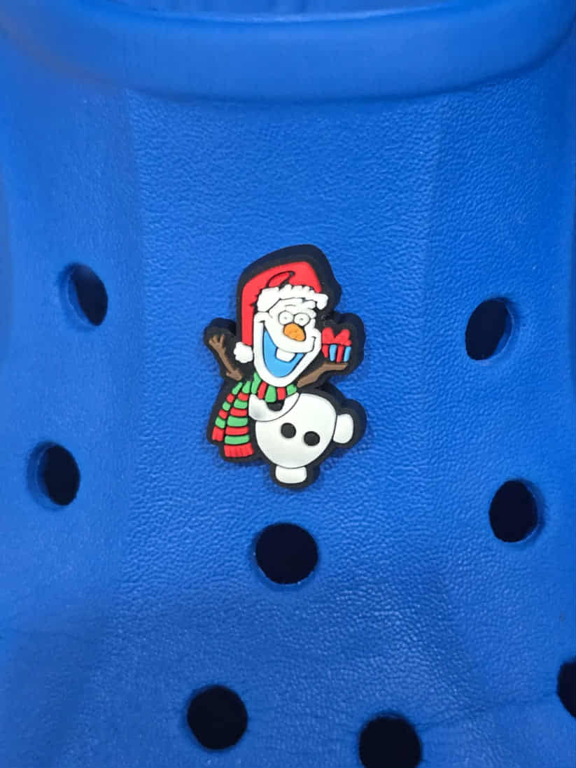 Frozen themed croc charms