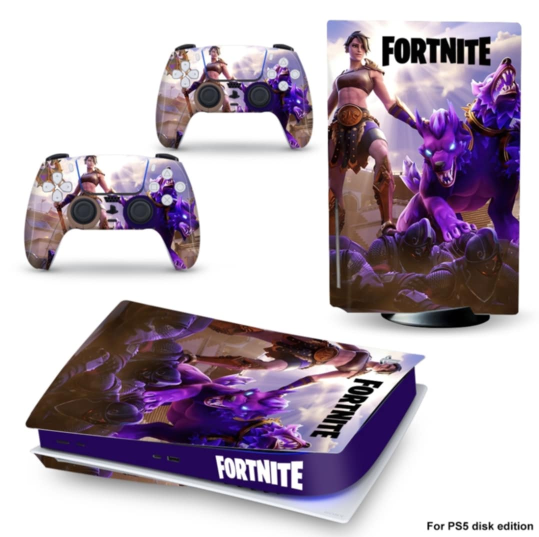 PS5 Disc Edition Console And Controller Skins